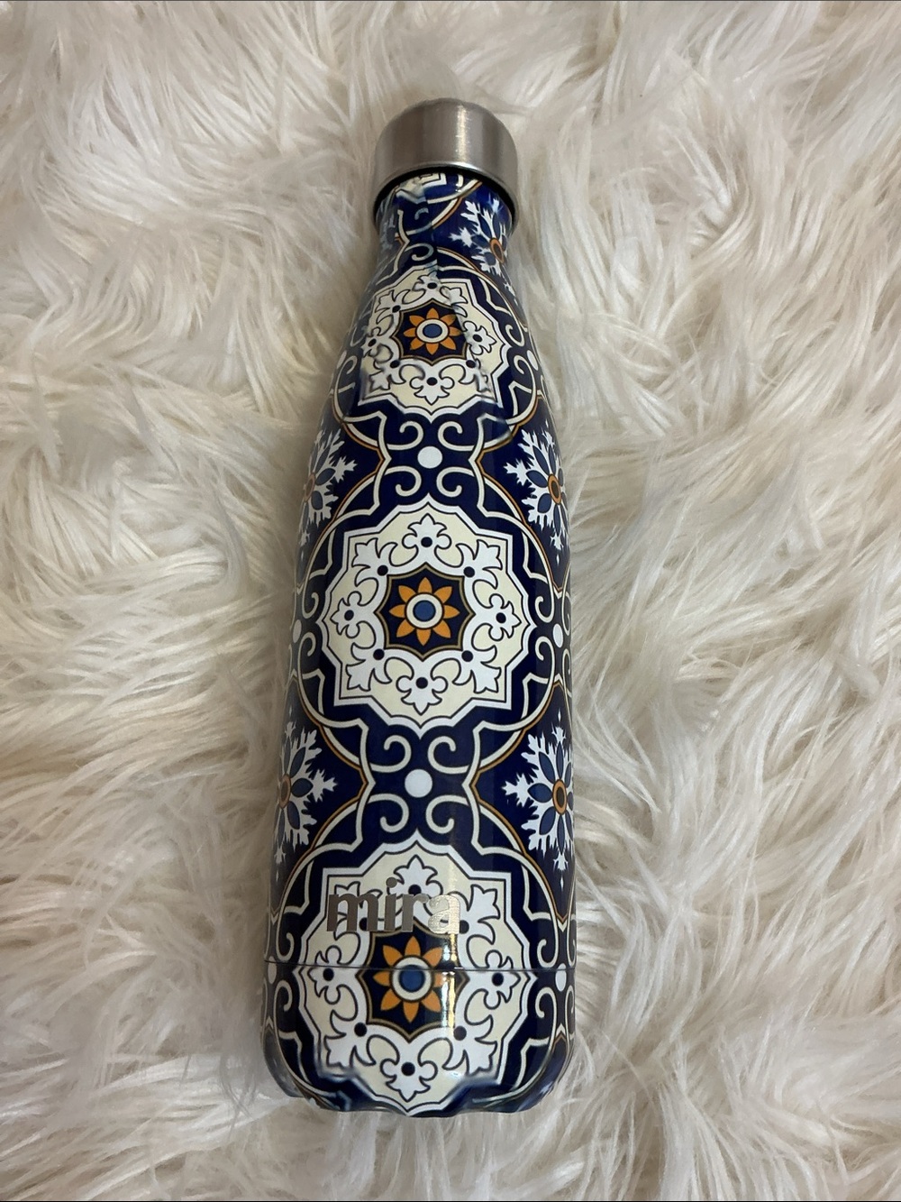 Mira Pink Stainless Water Bottle + Patterned Bottle Set - Picture 3 of 6